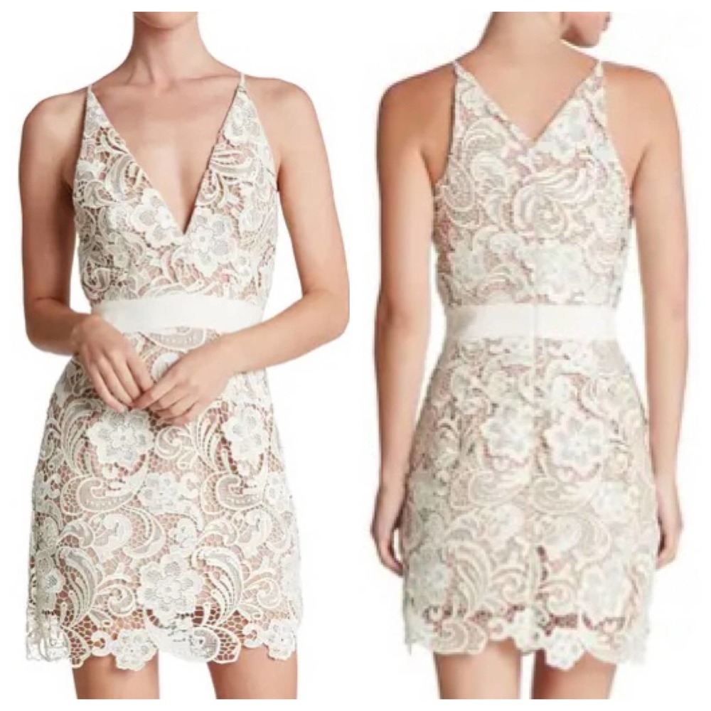 Dress The Population Ava Lace Mini Dress Size XL